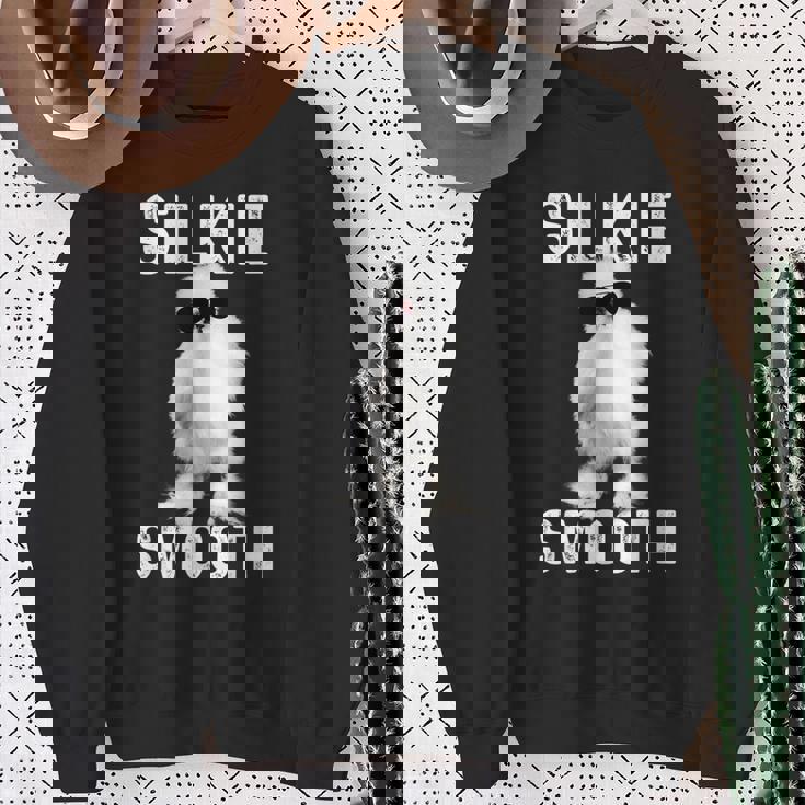 Silkie Chicken Silky Smooth Sweatshirt Gifts for Old Women