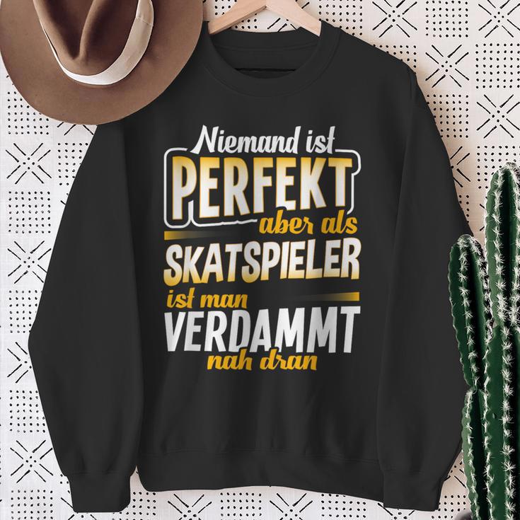 Skatspieler Skat Card Games Slogan Sweatshirt Geschenke für alte Frauen