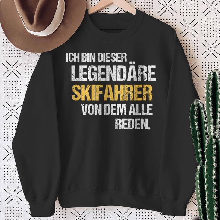 Skier Legend Ski Alpine Sweatshirt Geschenke für alte Frauen