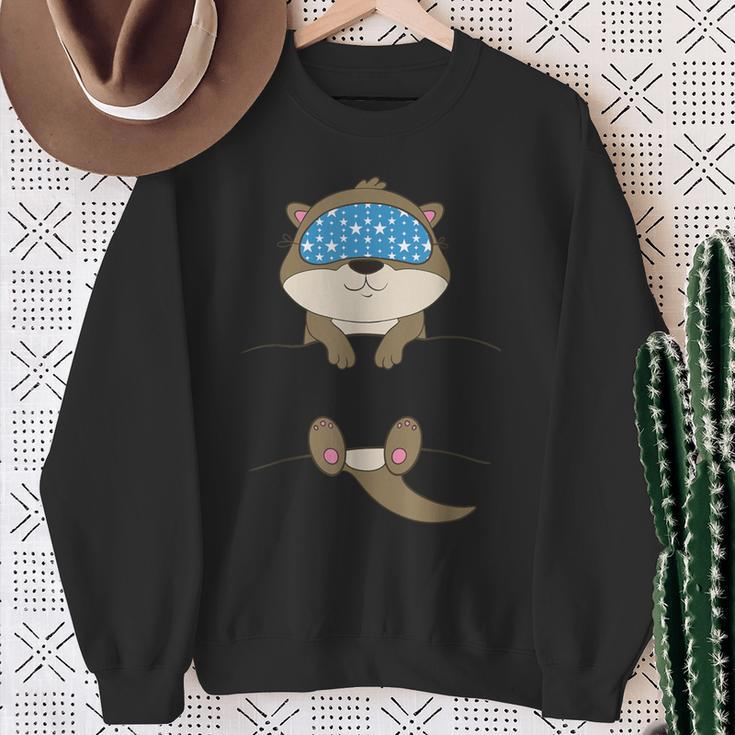 Sleeping Otter Official Otter Sleep Sweatshirt Geschenke für alte Frauen