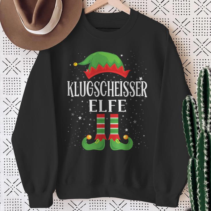 Smart Elf Outfit Christmas Family Elf Christmas Sweatshirt Geschenke für alte Frauen