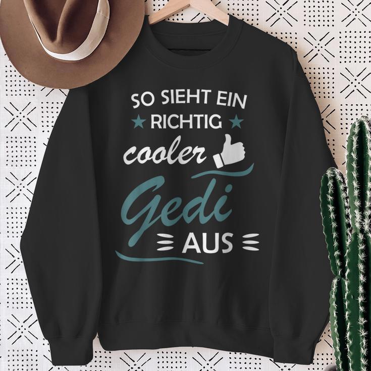 So Sieht Ein Richtig Cooler Gedi Aus Taufdi Sweatshirt Geschenke für alte Frauen