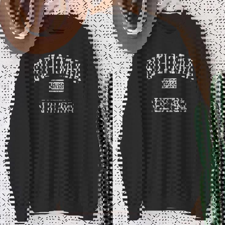South Omaha Nebraska Ne Vintage Sweatshirt Gifts for Old Women
