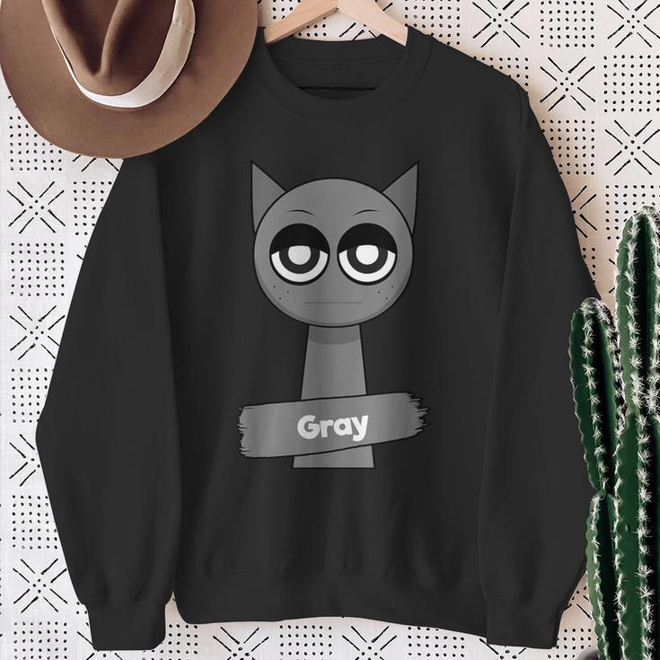 Sprunki Grey Sweatshirt Geschenke für alte Frauen