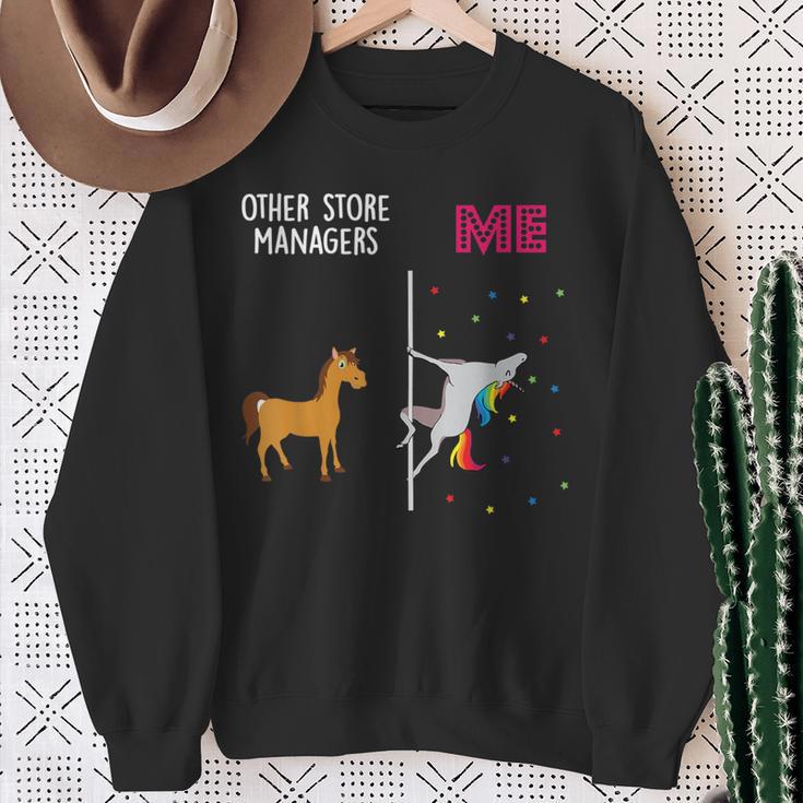 Store Manager Unicorn Others You Sweatshirt Geschenke für alte Frauen