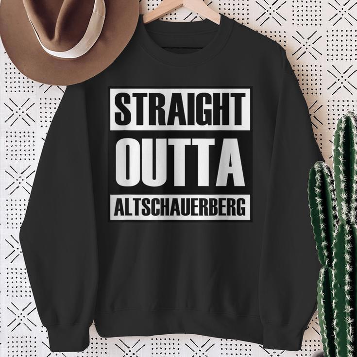 Straight Outta Altschauerberg Drachenlord Meme Internet Sweatshirt Geschenke für alte Frauen