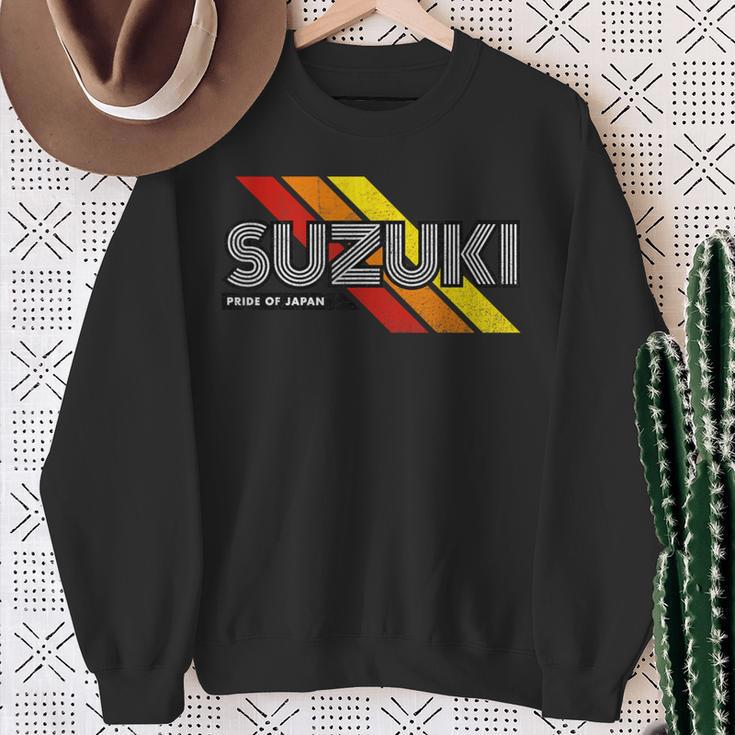 Suzuki Japanese Surname Retrointage Sweatshirt Geschenke für alte Frauen