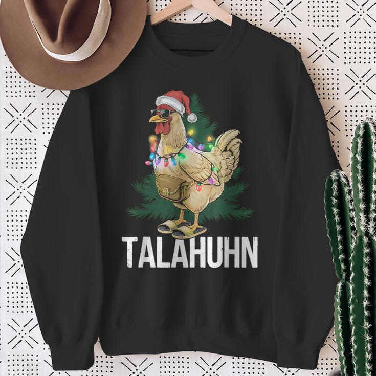 Talahuhn Christmas Hat Talahon Trendword Merry Christmas Sweatshirt Geschenke für alte Frauen