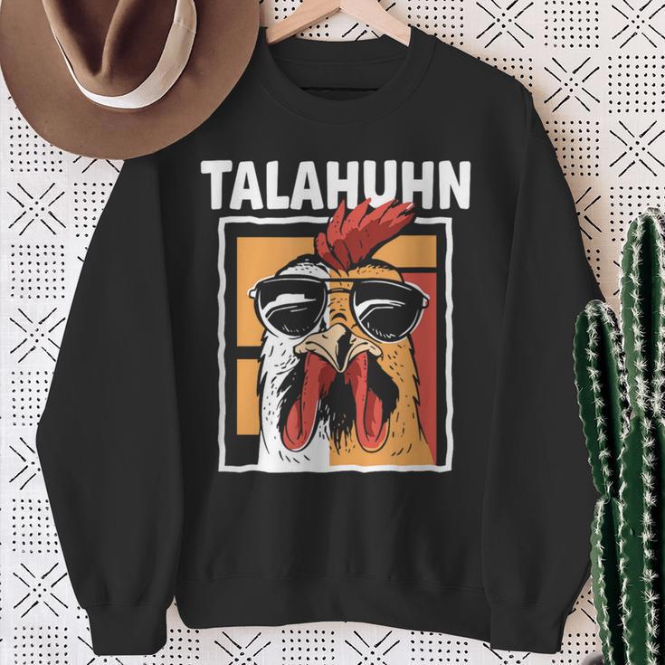 Talahuhn Saying Meme German Rap Outfit Carnival Sweatshirt Geschenke für alte Frauen