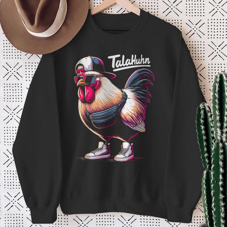 Talahuhn Talahon Saying Meme German Rap Outfit Sweatshirt Geschenke für alte Frauen