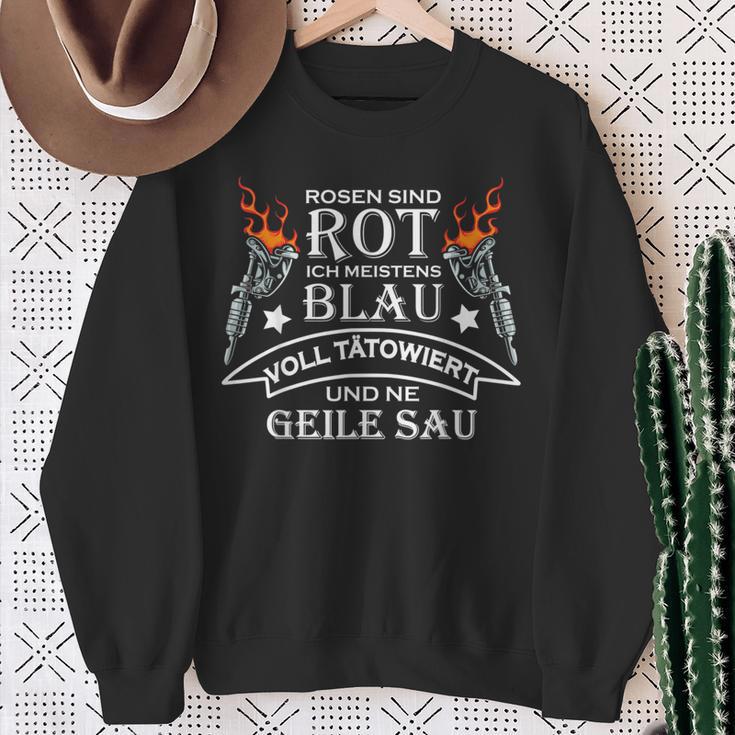 Tattoos Saying Alcohol Tattooer Geile Sau Tattoo Sweatshirt Geschenke für alte Frauen