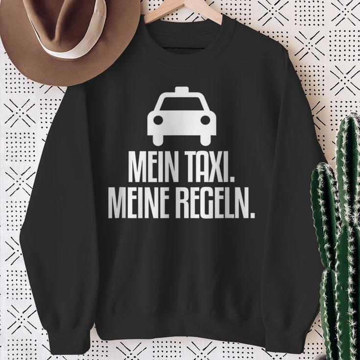 My Taxi My Rules Taxi Driver Sweatshirt Geschenke für alte Frauen