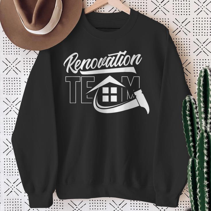 Team Renovation Diy Restoration Renovation S Sweatshirt Geschenke für alte Frauen