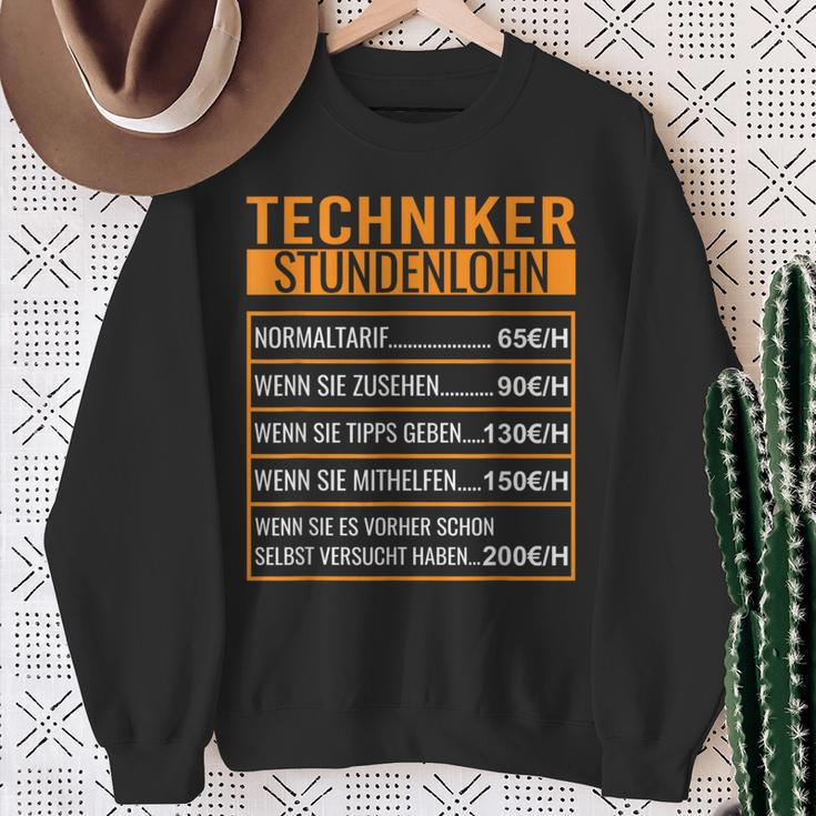 It Techniker Stundenlohn Techniker Sweatshirt Geschenke für alte Frauen