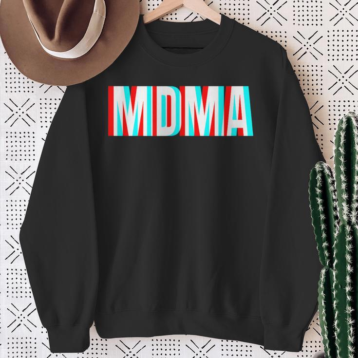 Techno Rave And Festival Celebration Mdma Sweatshirt Geschenke für alte Frauen