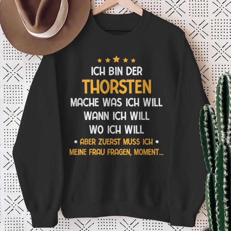 Thorsten First Name Sweatshirt Geschenke für alte Frauen