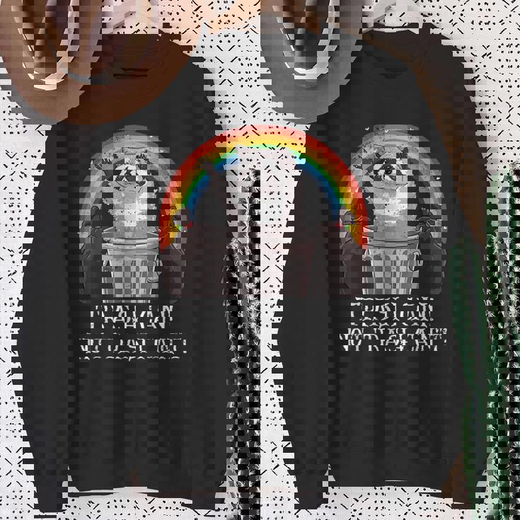 Trash Panda Sweatshirt | Funny Raccoon Unisex Pullover Gifts for Old Women