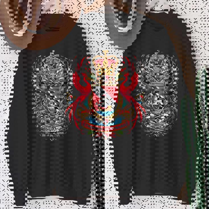 Trinidad & Tobago Clothing Trinidad Souvenir Trinidad Flag Sweatshirt Gifts for Old Women