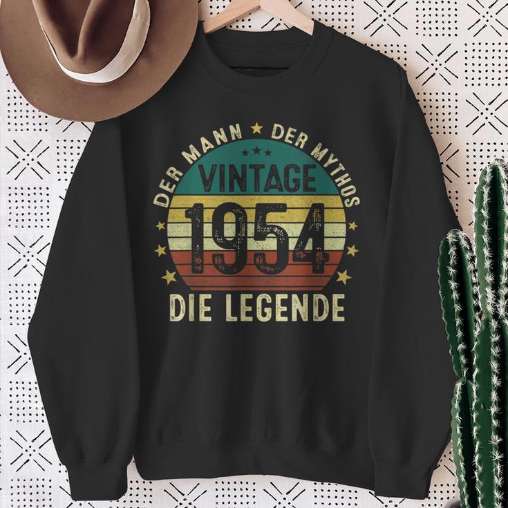 Vintage 1954 The Man Mythos The Legendary Since 1954 Sweatshirt Geschenke für alte Frauen