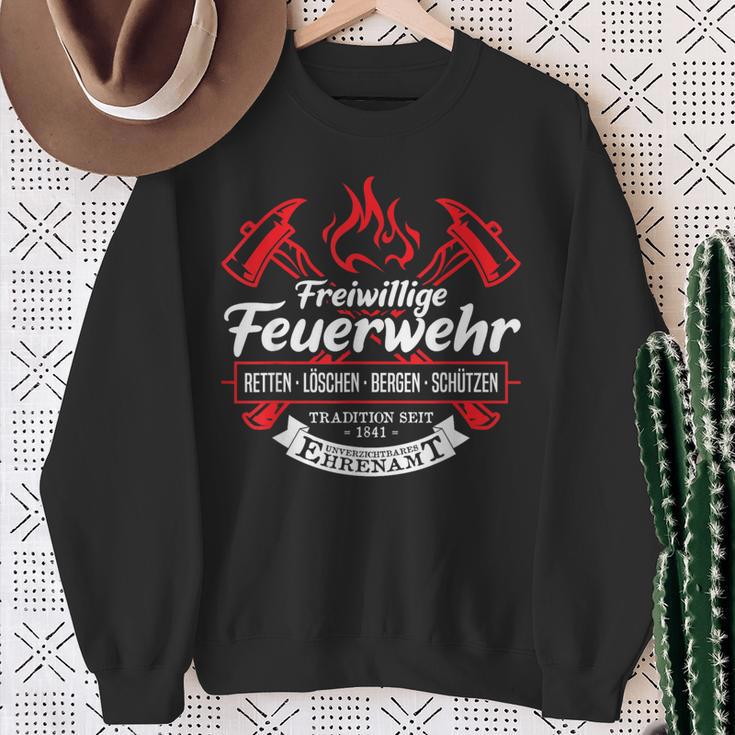 Voluntary Fire Brigadeoluntary Fire Brigade Sweatshirt Geschenke für alte Frauen