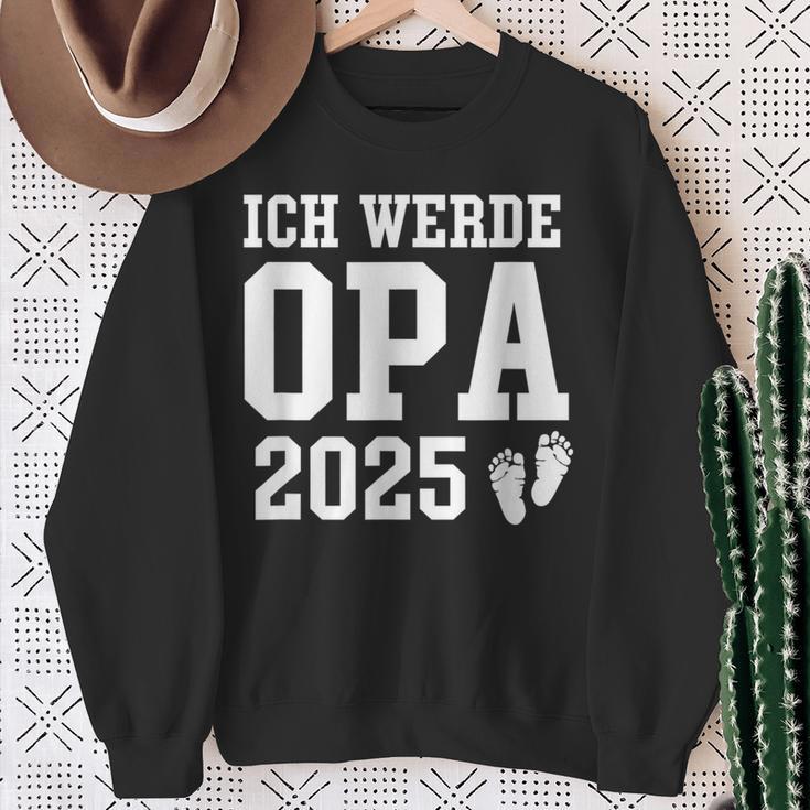 I Will Grandpa 2025 Baby Announcement Grandpa 2025 Sweatshirt Geschenke für alte Frauen