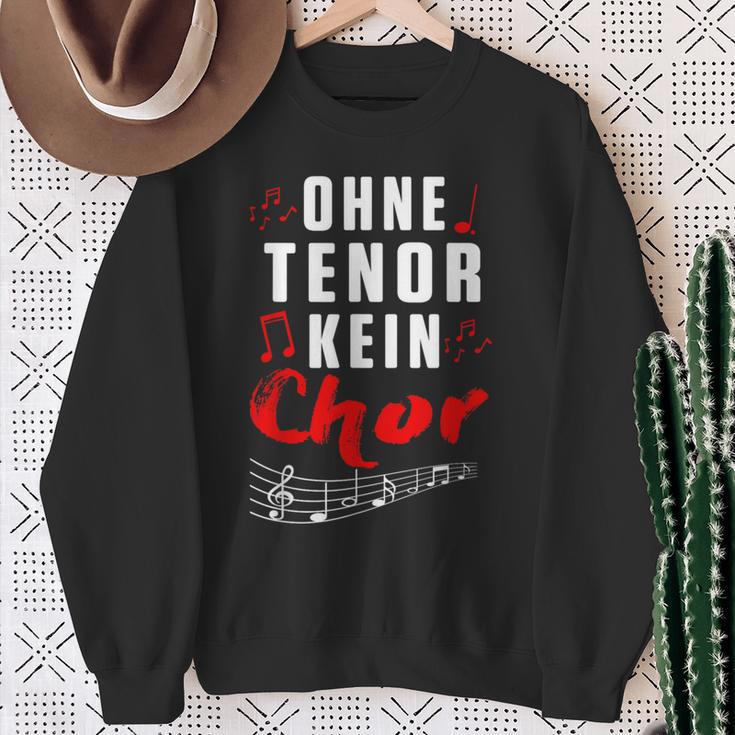 Without Tenor No Choir Music Singing Concert Sweatshirt Geschenke für alte Frauen