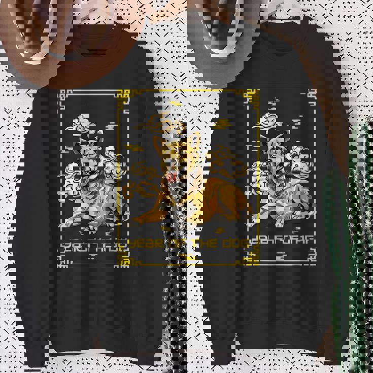 Year Of Dog Chinese Zodiac Chinese New Year Horoscope Sweatshirt Gifts for Old Women
