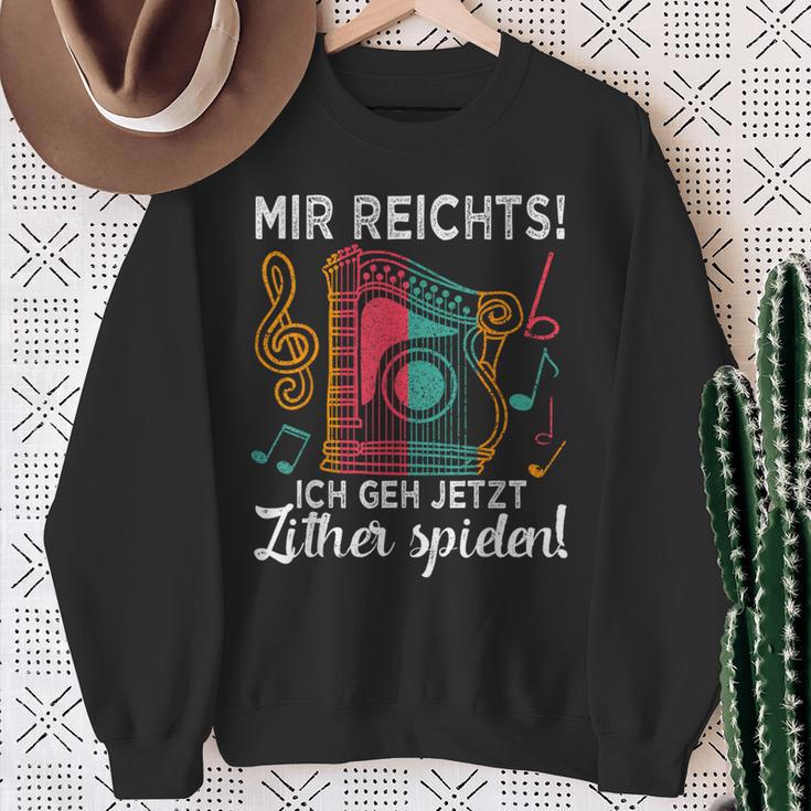 Zither Zither Player Sweatshirt Geschenke für alte Frauen