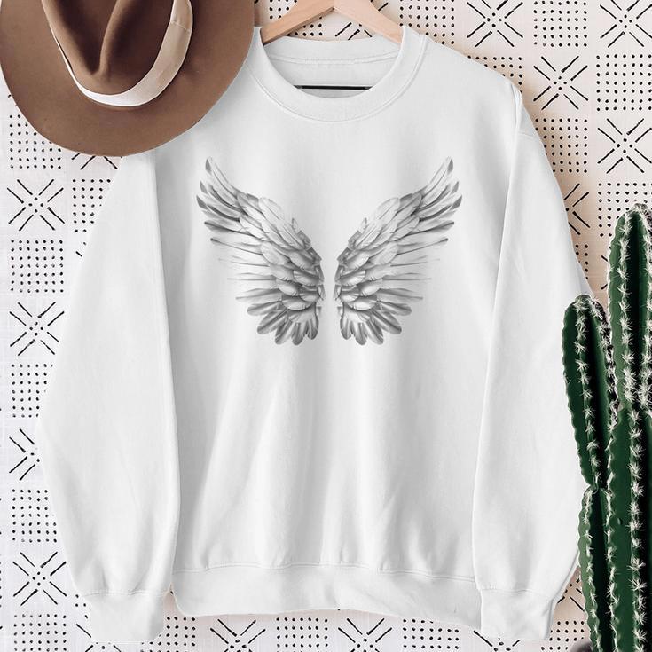 Angel Wings Angel Wings Angel Wings Angelwings Angel Sweatshirt Geschenke für alte Frauen