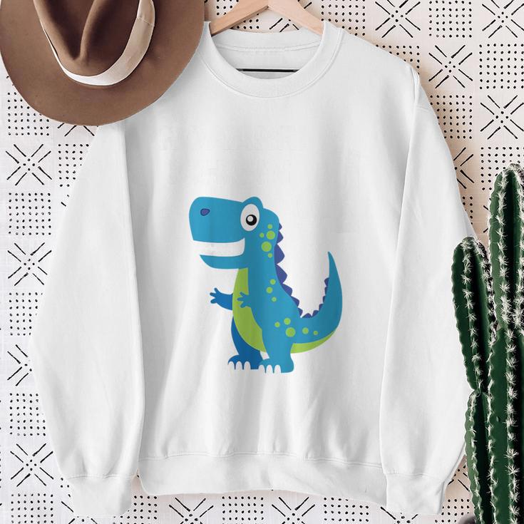 Children's 4Th Birthday Boy Dino T-Rex Dinosaur 4 Birthday Sweatshirt Geschenke für alte Frauen