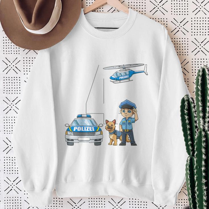 Children's 4Th Birthday Police Boy 4 Years Sweatshirt Geschenke für alte Frauen