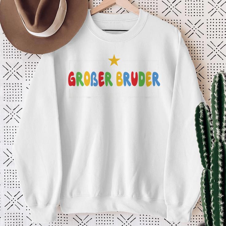 Children's Big Brother Star Cute Sibling 2025 Sweatshirt Geschenke für alte Frauen