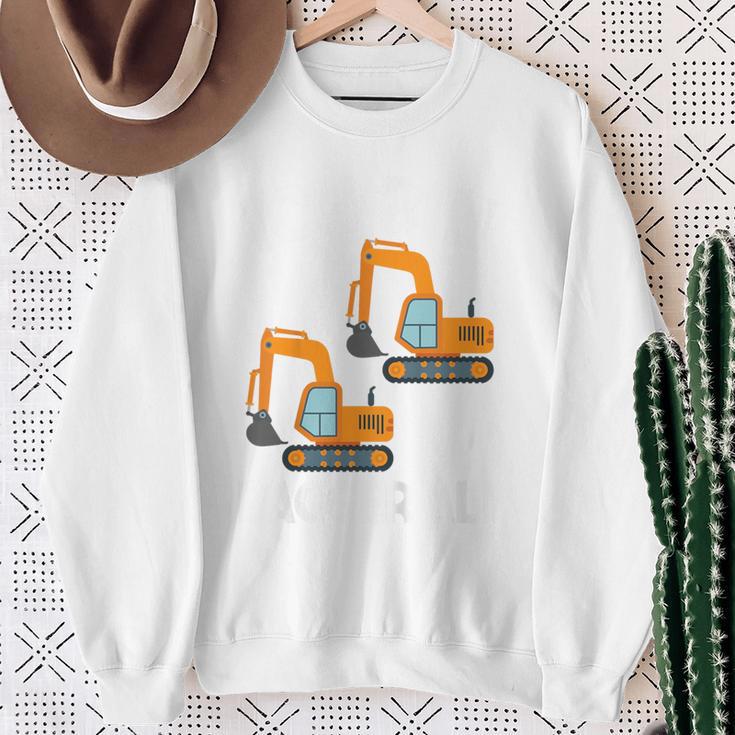 Children's Birthday I Am 2 Digger Old Boy 2 Years Sweatshirt Geschenke für alte Frauen