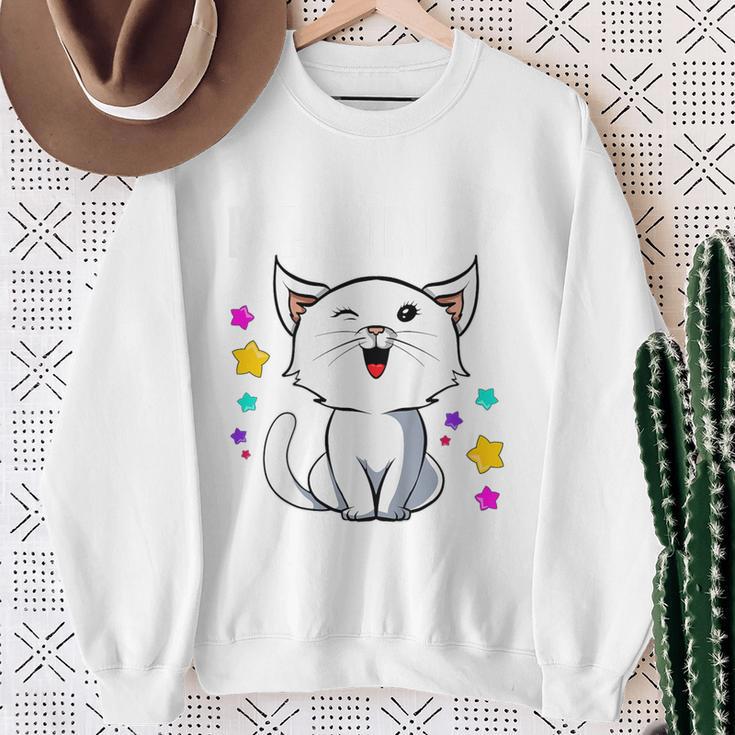 Children's Ich Bin 7 Jahre Alt Katzensieben 7Th Birthday Sweatshirt Geschenke für alte Frauen