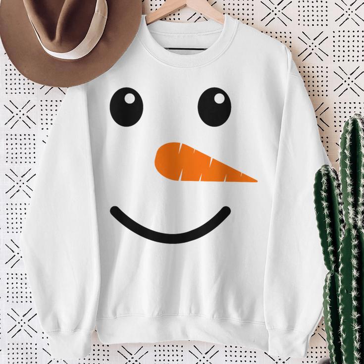 Children's Snowman Costume Children's Snowman Face Sweatshirt Geschenke für alte Frauen