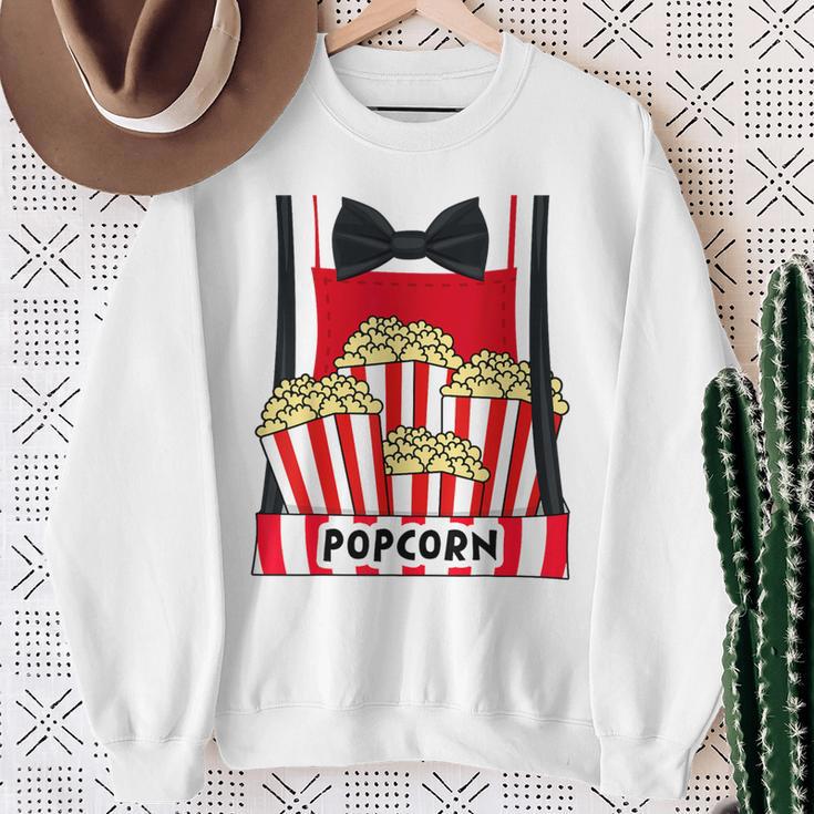 Cute Popcorn Seller Costume Sweatshirt Geschenke für alte Frauen