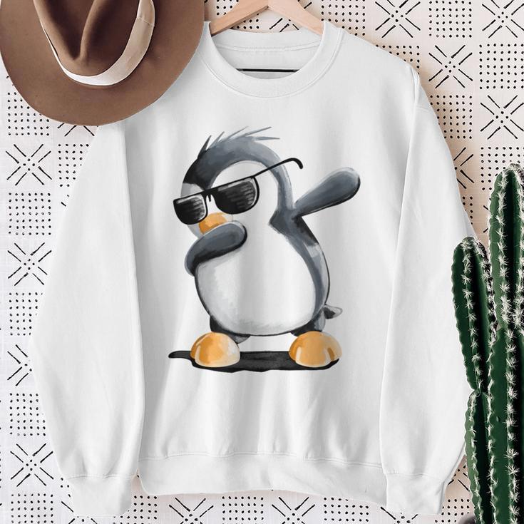 Dabbender Penguin I Dab Dance Animals I Sweatshirt Geschenke für alte Frauen