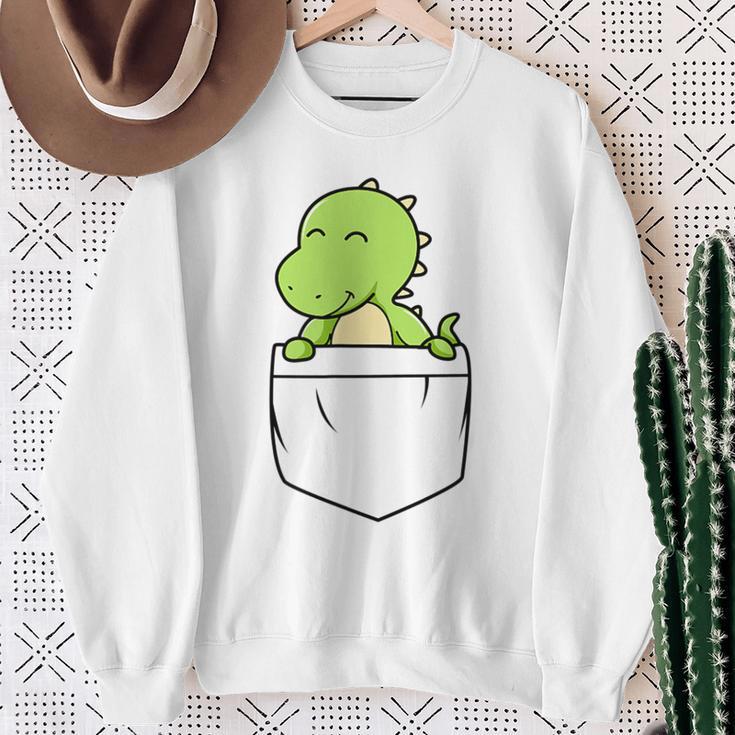 Dinosaur Dino Dinosaur Prehistoric T-Rex Sweatshirt Geschenke für alte Frauen