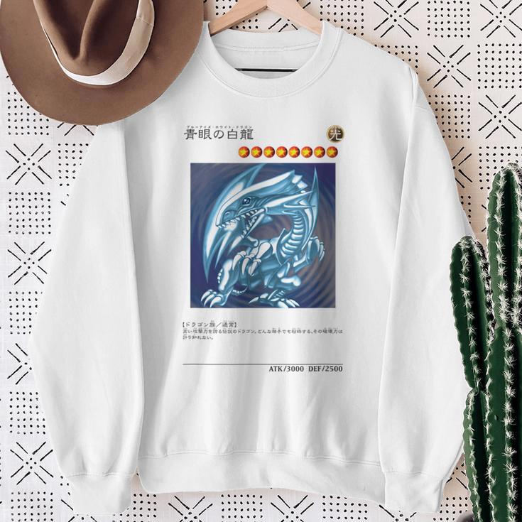 Dragon Logo Papl1444 Blue Sweatshirt Geschenke für alte Frauen