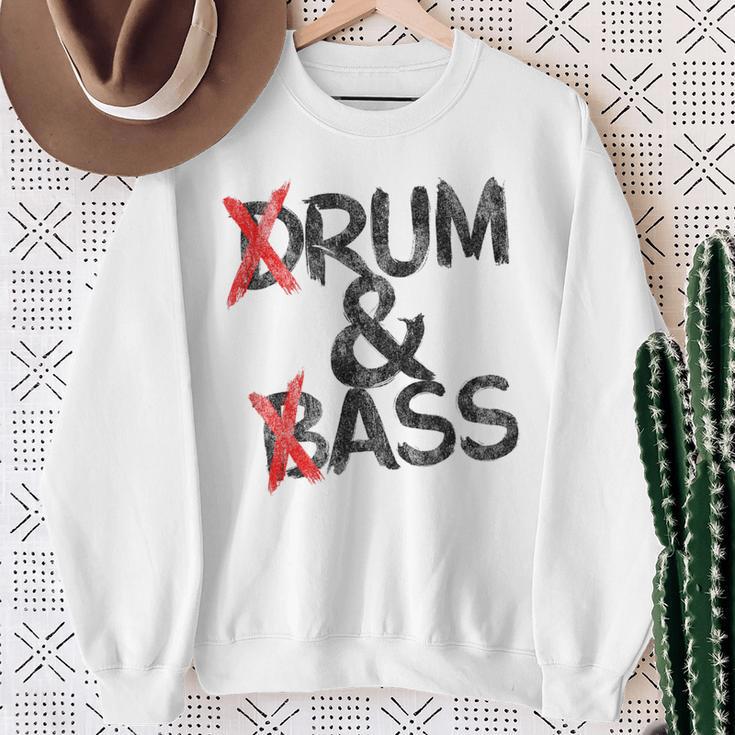 Drum And Bass Rum & Assintage Gray Sweatshirt Geschenke für alte Frauen