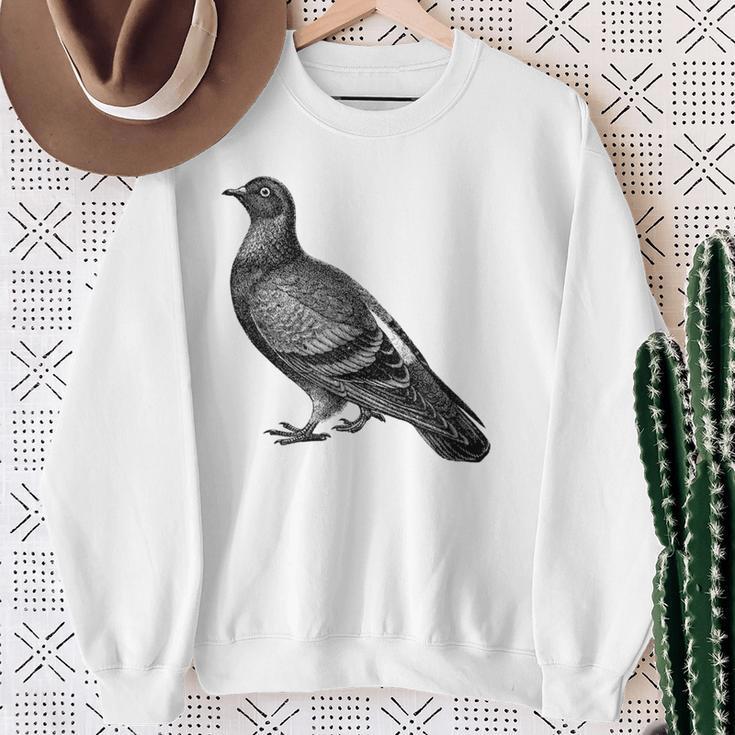 Editionintage English Pigeon Gray Sweatshirt Geschenke für alte Frauen