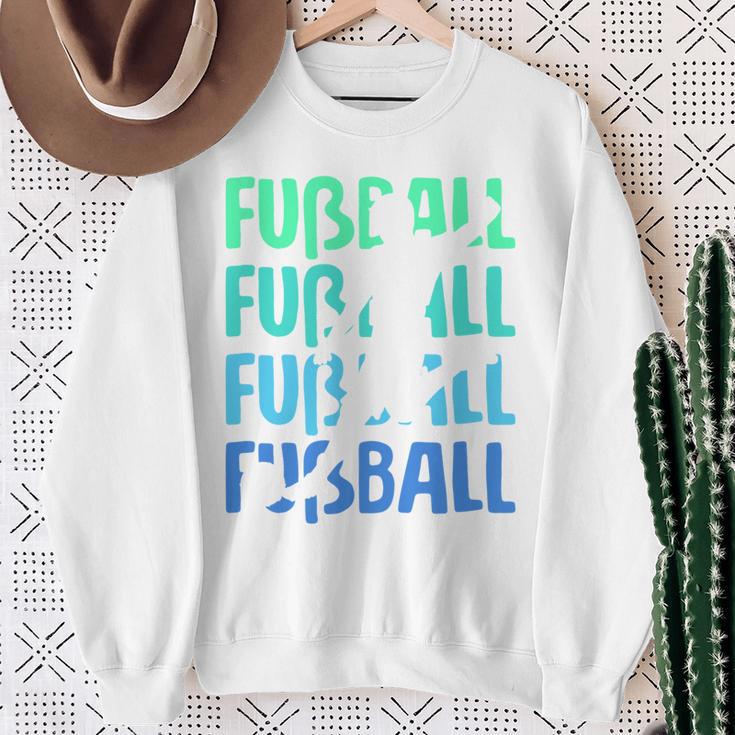 Football Player Children's Boys' Long-Sleeved Sweatshirt Geschenke für alte Frauen