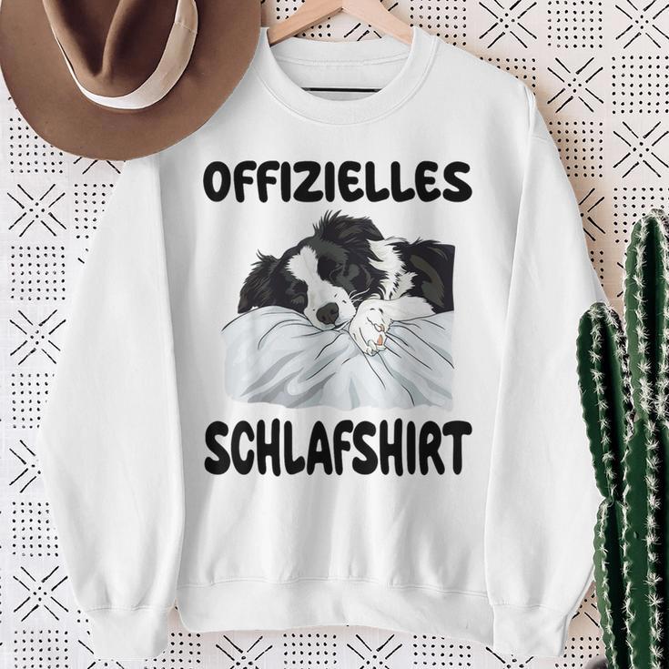 Border Collie Dog Official Sleep Sweatshirt Geschenke für alte Frauen