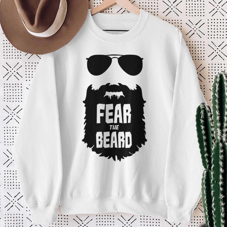 Fear The Beard Gray S Sweatshirt Geschenke für alte Frauen