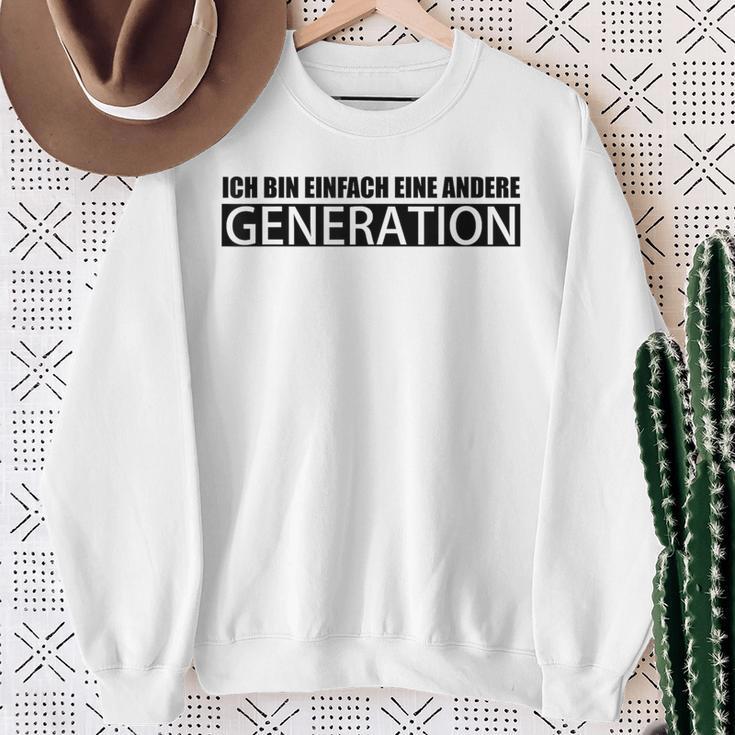 I Am Another Generation Gray Sweatshirt Geschenke für alte Frauen