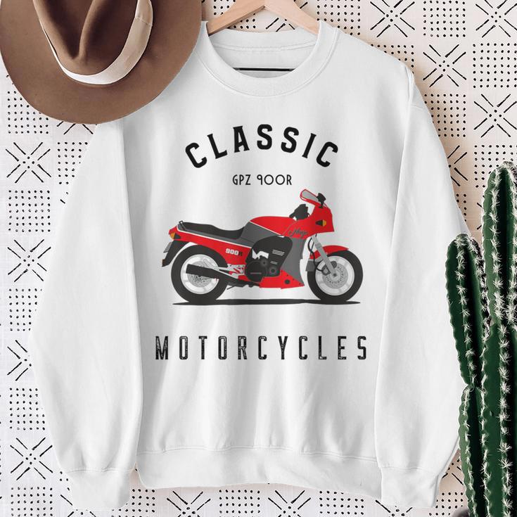 Gpz 900R Ninja Zx900a Motorcycle Biker Sweatshirt Geschenke für alte Frauen