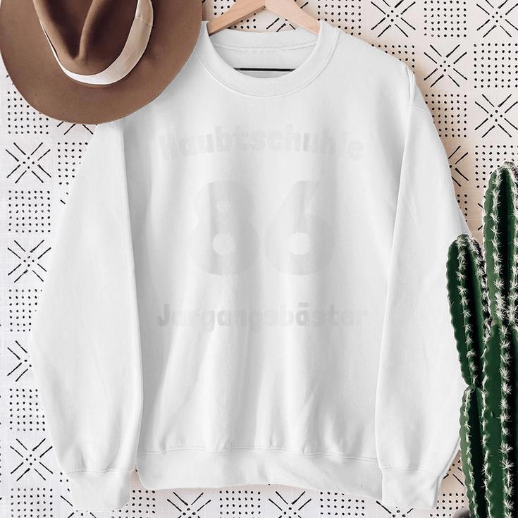 Haubtschuhle 86 Jargangsbäster Humour Graduation Sweatshirt Geschenke für alte Frauen