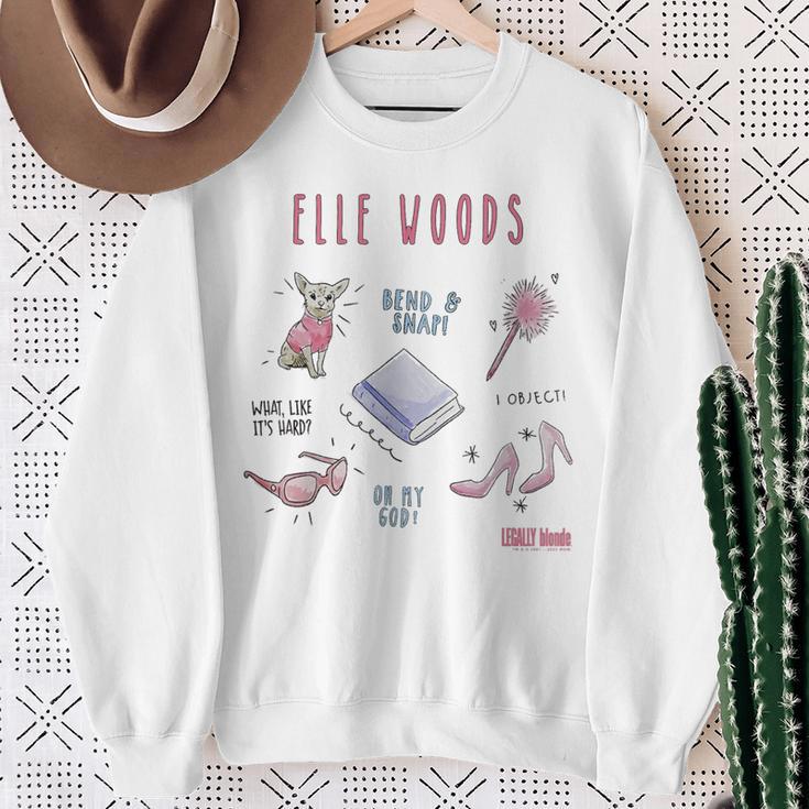 Legally Blonde Elle Woods Sketches Sweatshirt Geschenke für alte Frauen