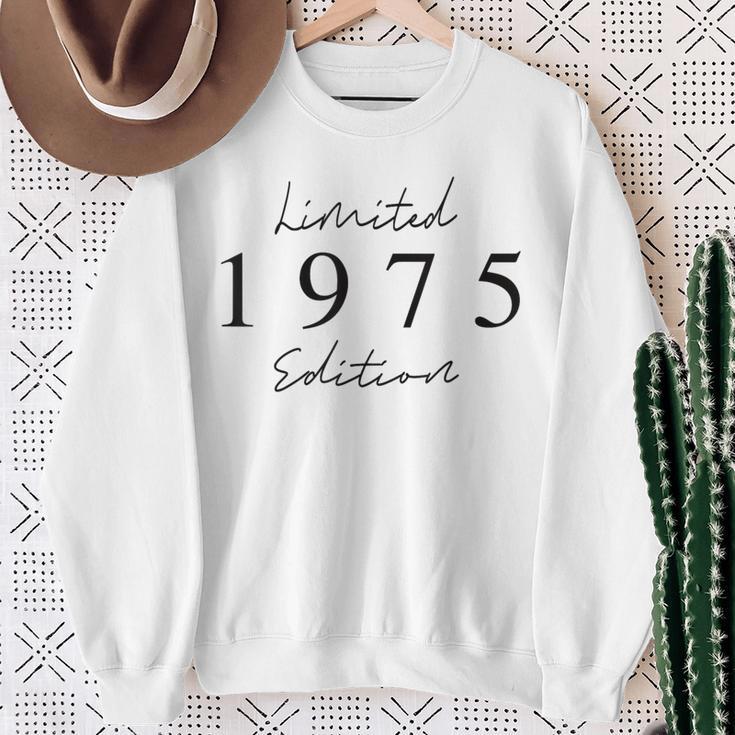 Limited Edition 1975 Birthday 1975 Born 1975Intage Blue Sweatshirt Geschenke für alte Frauen