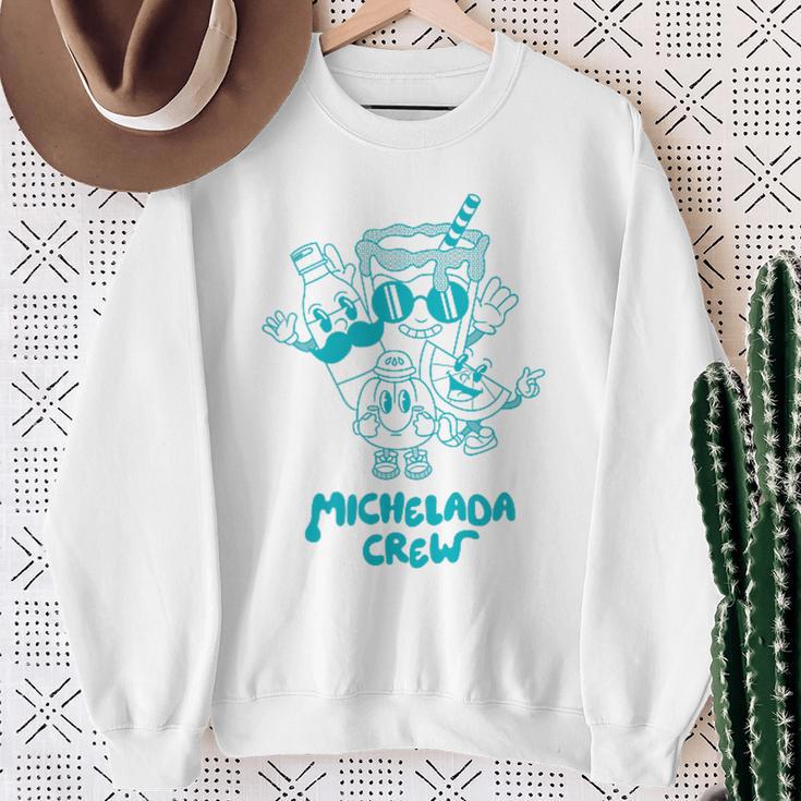 Michelada Crew Gray Sweatshirt Geschenke für alte Frauen